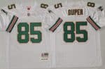 Miami Dolphins #85 Mark Duper White 1984 Throwback Jersey