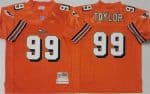 Miami Dolphins #99 Jason Taylor Orange 2006 Throwback Jersey