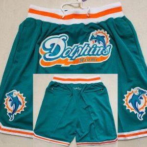 Miami Dolphins Aqua Just Don Shorts