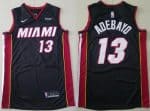 Miami Heat #13 Edrice Adebayo Black Icon Sponsor Swingman Jersey