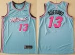 Miami Heat #13 Edrice Adebayo Light Blue City Icon Sponsor Swingman Jersey