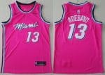 Miami Heat #13 Edrice Adebayo Pink City Icon Sponsor Swingman Jersey