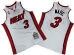 Miami Heat #3 Dwyane Wade White 2005 Throwback Swingman Jersey