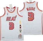 Miami Heat #3 Dwyane Wade White Honor Throwback Swingman Jersey