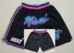 Miami Heat Black City Just Don Swingman Shorts