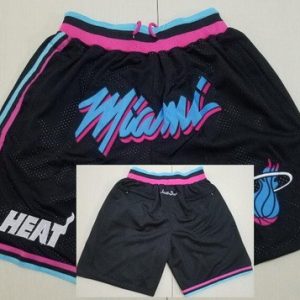 Miami Heat Black City Just Don Swingman Shorts