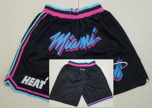 Miami Heat Black City Just Don Swingman Shorts