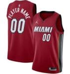 Miami Heat Customized Red Statement Icon Swingman Jersey