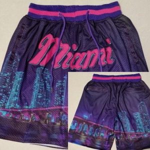 Miami Heat Purple 2023 Just Don Shorts