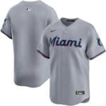 Miami Marlins Customized Gray Limited Jersey