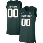 Michigan State Spartans Customized Green 2019 College Basketball Jersey