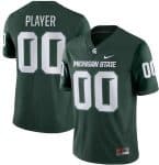 Michigan State Spartans Customized Limited Green College Football Jersey