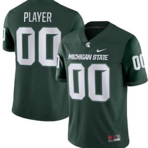 Michigan State Spartans Customized Limited Green College Football Jersey