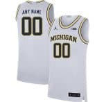 Michigan Wolverines Customized White 2019 College Basketball Jersey
