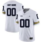 Michigan Wolverines Customized White Rush College Football Jersey