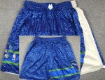 Milwaukee Bucks Blue 2023 City Just Don Shorts