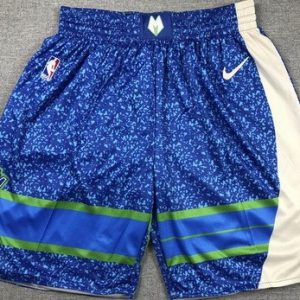 Milwaukee Bucks Blue 2023 City Swingman Shorts
