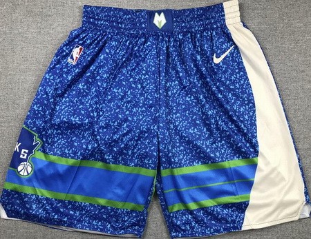 Milwaukee Bucks Blue 2023 City Swingman Shorts
