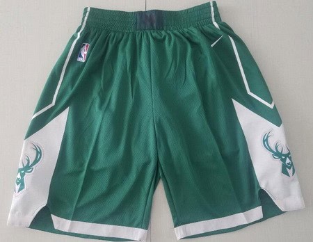 Milwaukee Bucks Green Swingman Shorts