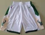 Milwaukee Bucks White Swingman Shorts