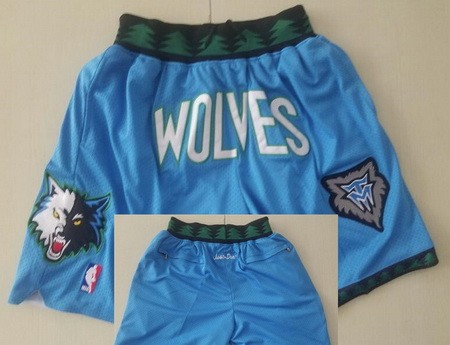 Minnesota Timberwolves Blue Just Don Shorts