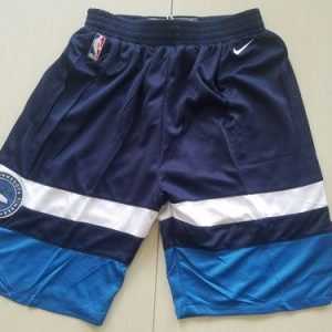 Minnesota Timberwolves Navy Blue Swingman Shorts