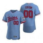 Minnesota Twins Customized Light Blue Authentic Jersey