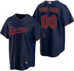 Minnesota Twins Customized Navy Cool Base Jersey