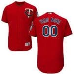 Minnesota Twins Customized Red FlexBase Jersey