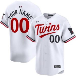 Minnesota Twins Customized White Limited Jersey
