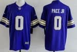 Minnesota Vikings #0 Ivan Pace Jr Limited Purle Classic Vapor Jersey