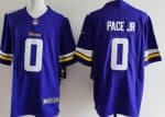 Minnesota Vikings #0 Ivan Pace Jr Limited Purle Vapor Jersey