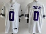 Minnesota Vikings #0 Ivan Pace Jr Limited White Alternate Vapor Jersey