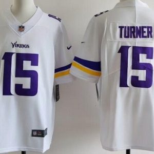 Minnesota Vikings #15 Dallas Turner Limited White Vapor Jersey