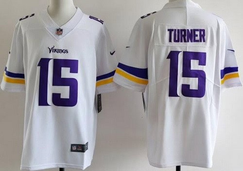Minnesota Vikings #15 Dallas Turner Limited White Vapor Jersey