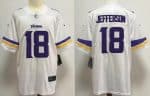 Minnesota Vikings #18 Justin Jefferson Limited White Vapor Untouchable Jersey