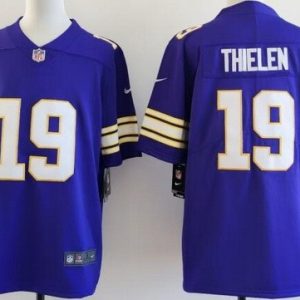 Minnesota Vikings #19 Adam Thielen Limited Purple Classic Vapor Jersey