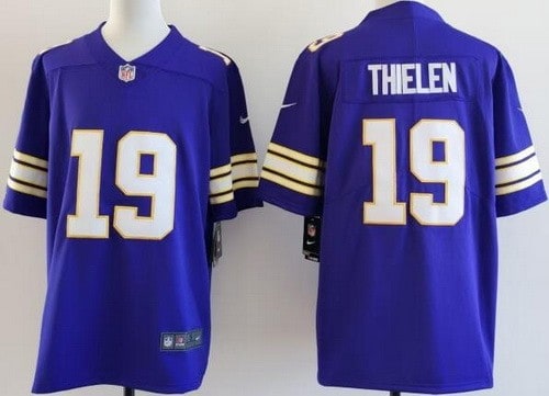 Minnesota Vikings #19 Adam Thielen Limited Purple Classic Vapor Jersey