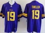 Minnesota Vikings #19 Adam Thielen Limited Purple Throwback Vapor Jersey