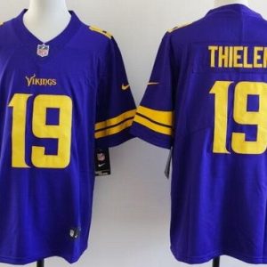 Minnesota Vikings #19 Adam Thielen Limited Purple Throwback Vapor Jersey