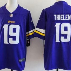 Minnesota Vikings #19 Adam Thielen Limited Purple Vapor Jersey