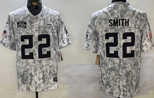 Minnesota Vikings #22 Harrison Smith Limited Arctic Camo 2024 Salute to Service Jersey