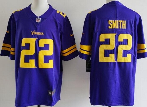 Minnesota Vikings #22 Harrison Smith Limited Purple Throwback Vapor Jersey