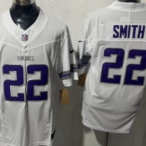 Minnesota Vikings #22 Harrison Smith Limited White Alternate FUSE Vapor Jersey