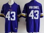 Minnesota Vikings #43 Andrew Van Ginkel Limited Purple Vapor Jersey