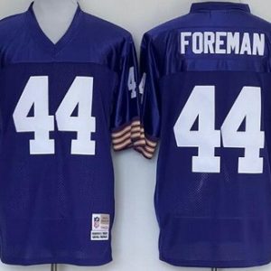 Minnesota Vikings #44 Chuck Foreman Purple Throwback Jersey