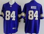 Minnesota Vikings #84 Randy Moss Limited Purple Classic Vapor Jersey