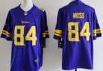 Minnesota Vikings #84 Randy Moss Limited Purple Throwback Vapor Jersey