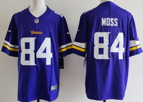 Minnesota Vikings #84 Randy Moss Limited Purple Vapor Jersey