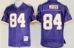 Minnesota Vikings #84 Randy Moss Purple Throwback Jersey